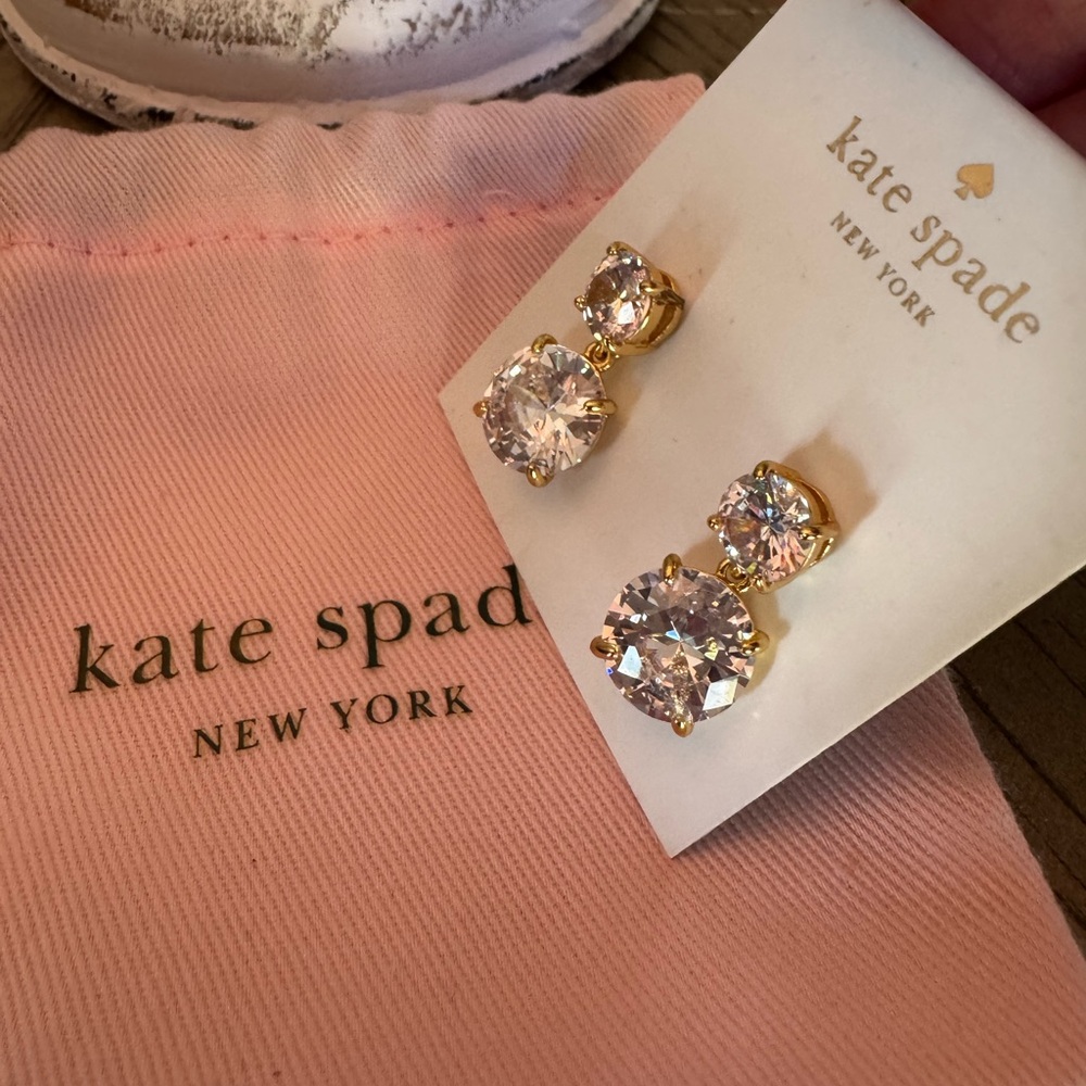 Kate Spade Gold Stud Earrings - Picture 3 of 3